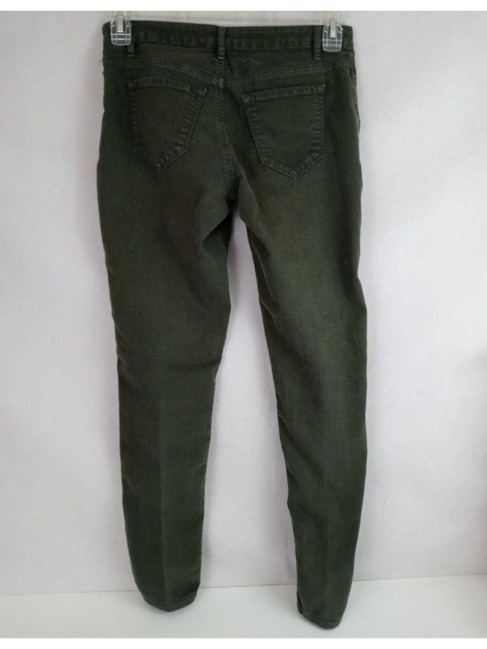 Refuge Women's Dark Green Low Rise Straight Leg Jeans Size 6